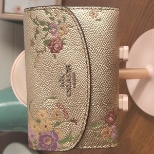 Coach 6 ring key and card holder